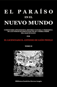 El Paraso en el Nuevo Mundo. Tomo II | Len Pinelo, Antonio de